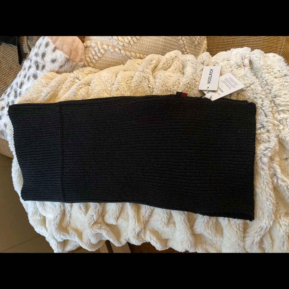 Woolrich Mens black winter neck warmer size ONE